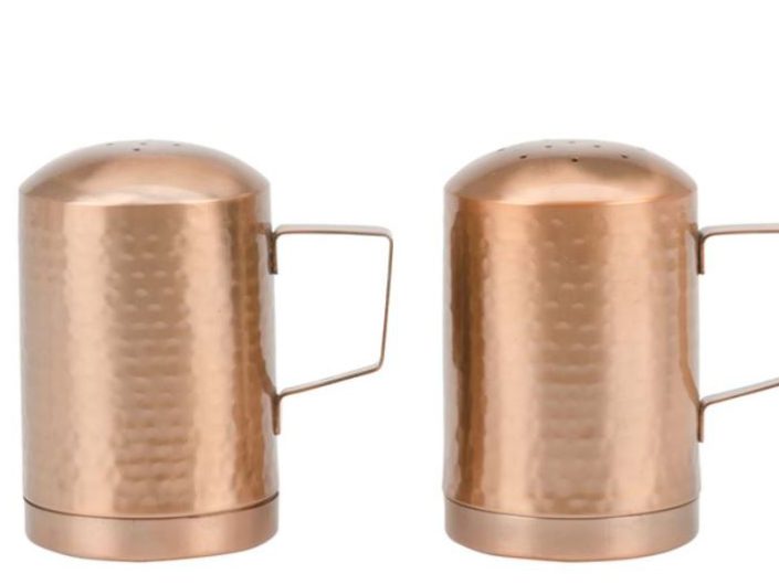 Roosgoud sout en peperstel