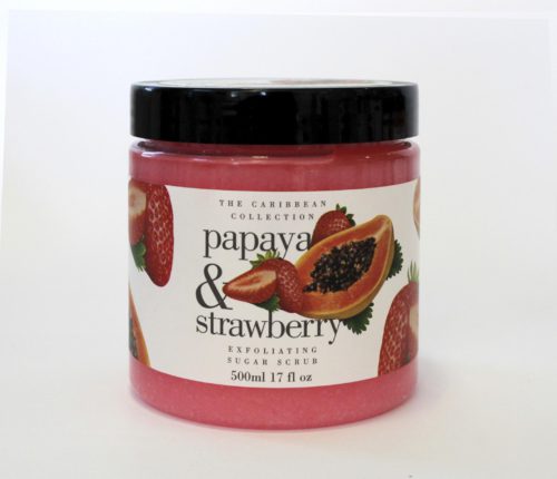 Papaya & Styrawberry Exfoliating Sugar Scrub