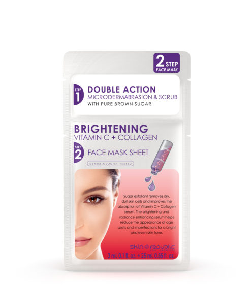 Skin Republic 2 Step Brightening Vitamin C Face Mask