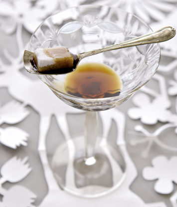 Koffie en sjokolade martini