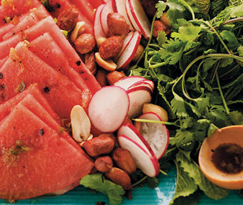 Oosterse waatlemoenslaai