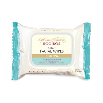 African Extracts Purifying 3-in-1 Facial Wipes (R48.99)