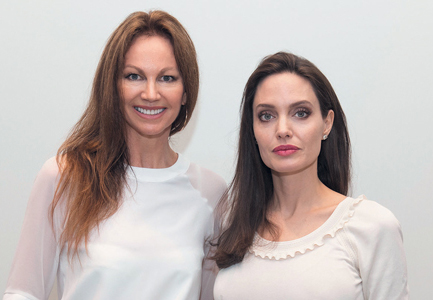 Angelina Jolie en Margaret Gardiner