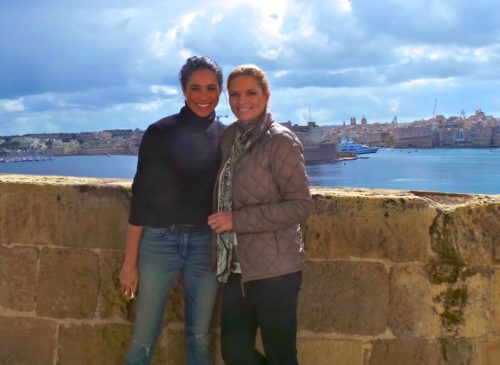 Meghan Markle en Gina in Malta